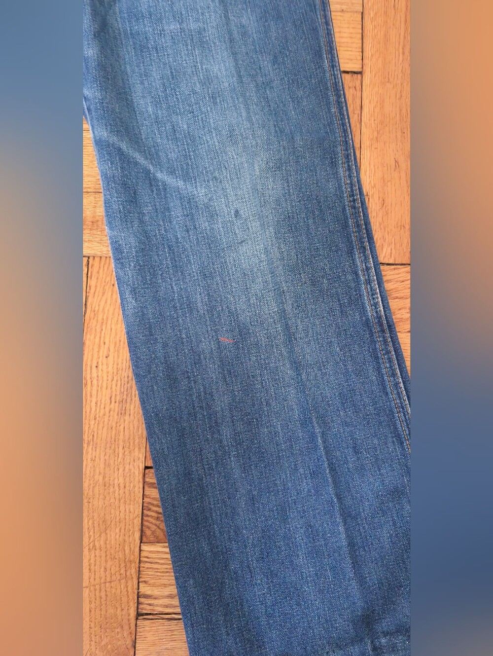 Vintage 70s Wrangler No-Fault Denims Women's High Rise Straight Leg Jeans Size 8 - Picture 8 of 8